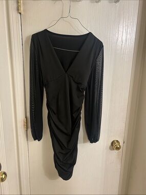 macy's black long sleeve dress CITY CHIC Plus Size Abbigail Long Sleeve Dress Macy's